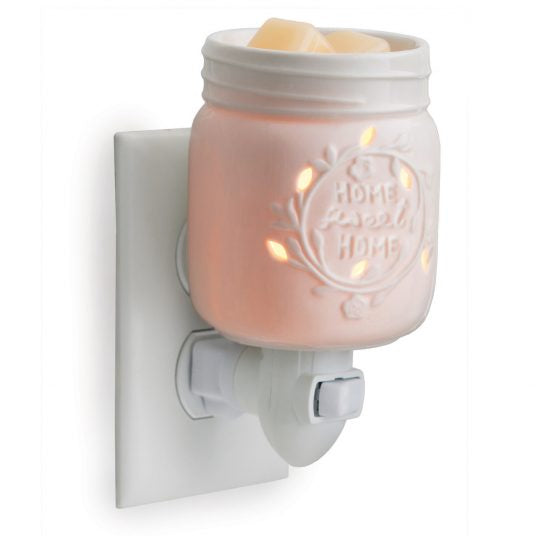 PLUGGABLE FRAGRANCE WARMER - HOME SWEET HOME MASON JAR