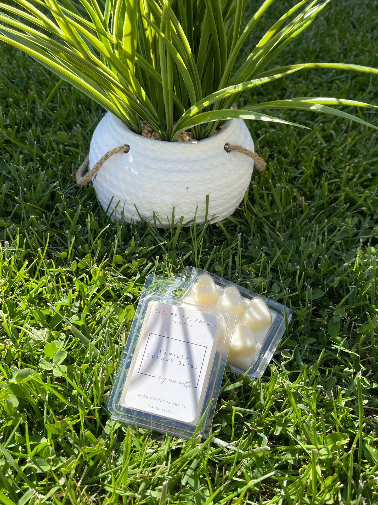 VANILLA SUGARY BLISS - HEART SHAPED SOY WAX MELT