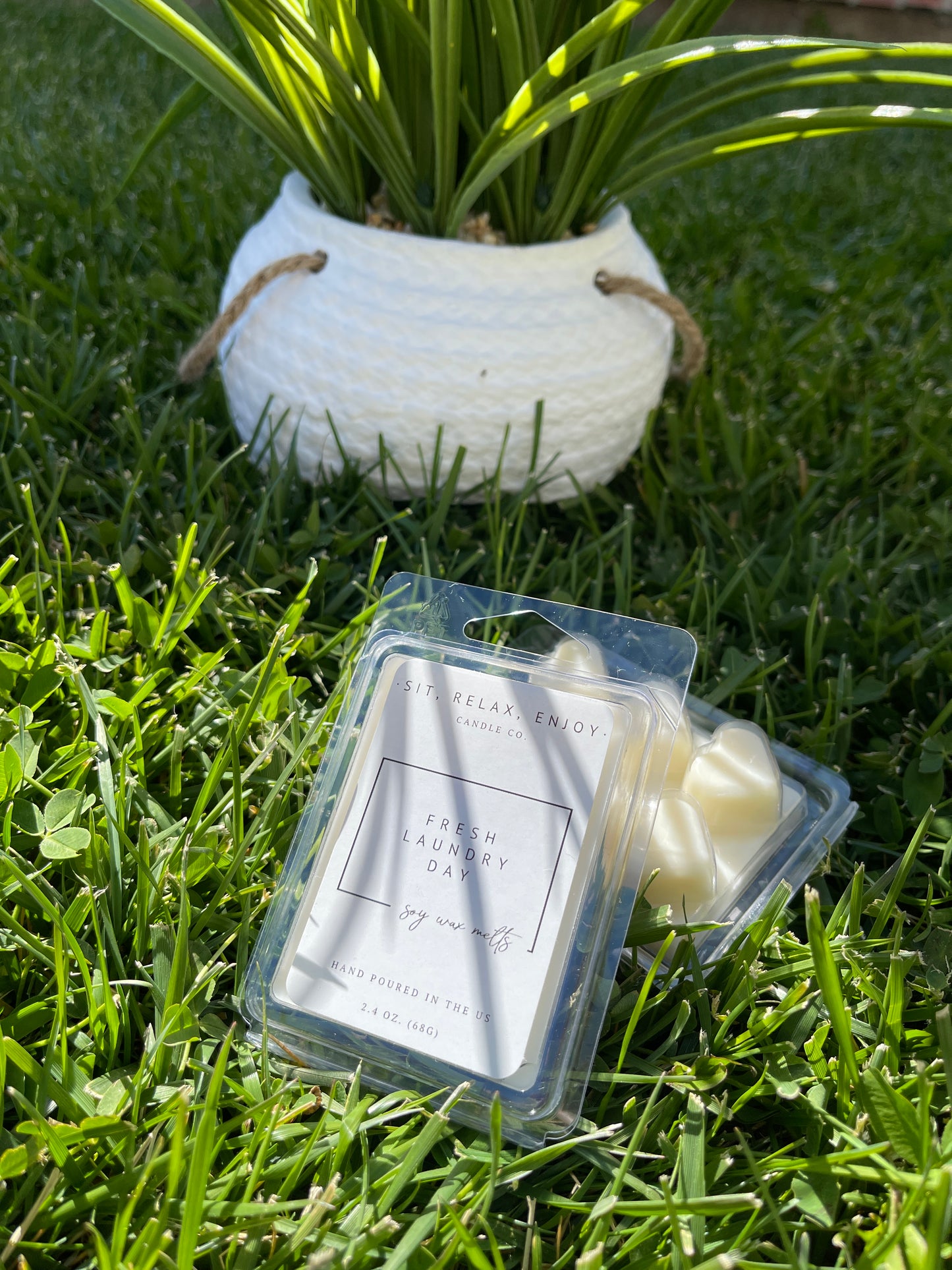 FRESH LAUNDRY DAY - HEART SHAPED SOY WAX MELT